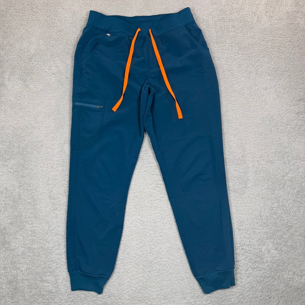 Figs deep reef Track Joggers with Orange Drawstring